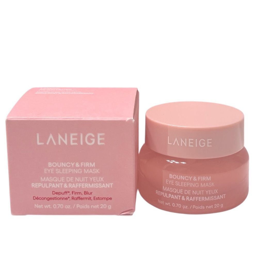 LANEIGE Bouncy & Firm Eye Sleeping Mask, New